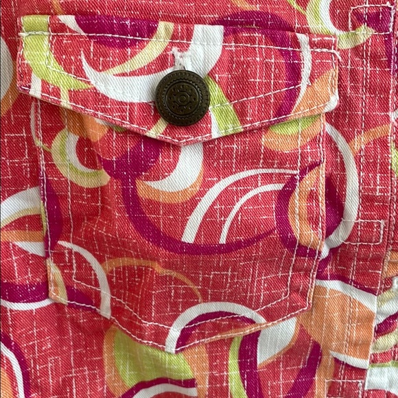 Ruby Road Cropped Button Front Multi ColorJacket - Picture 2 of 10